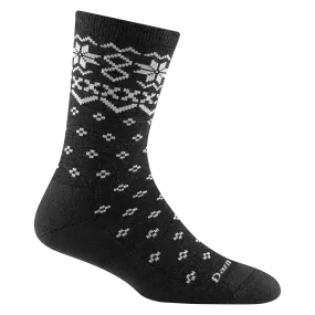 Women's Darn Tough Shetland Crew Lightweight Lifestyle Sock Color: Charcoal