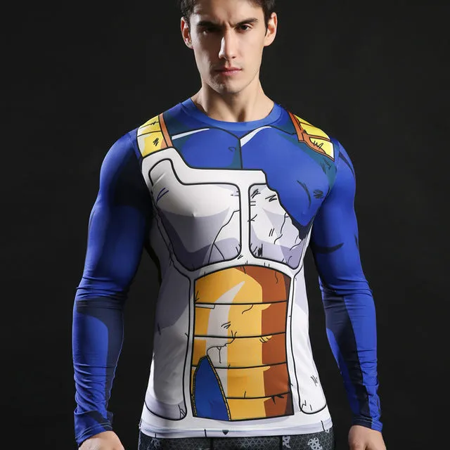 2017 TOP sale Mens Boys Compression Armour Base Layer Long Sleeve Thermal Under Top Tee Shirt New T shirt Fitness T-shirt