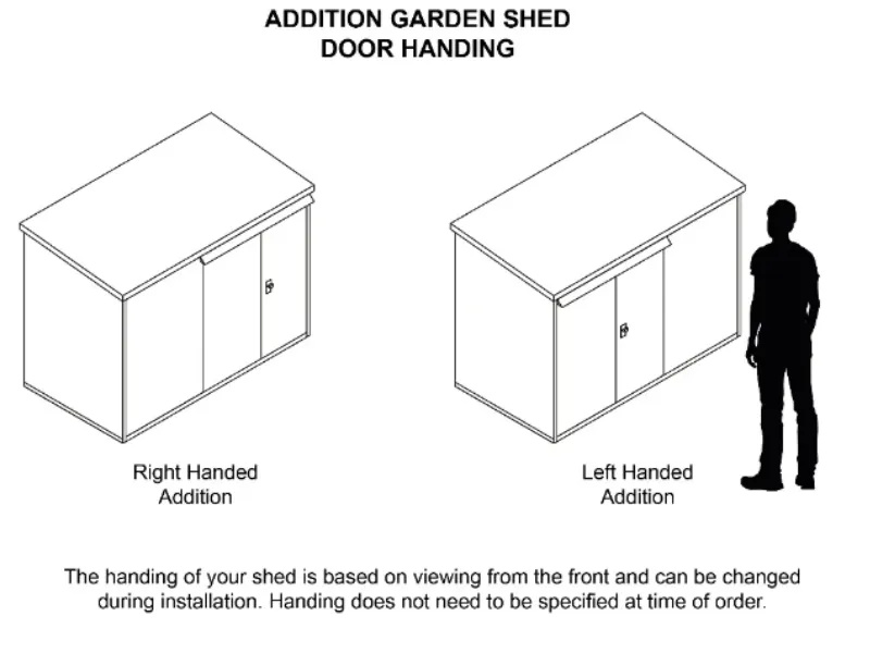 6ft x 3ft Metal Shed (The Addition)