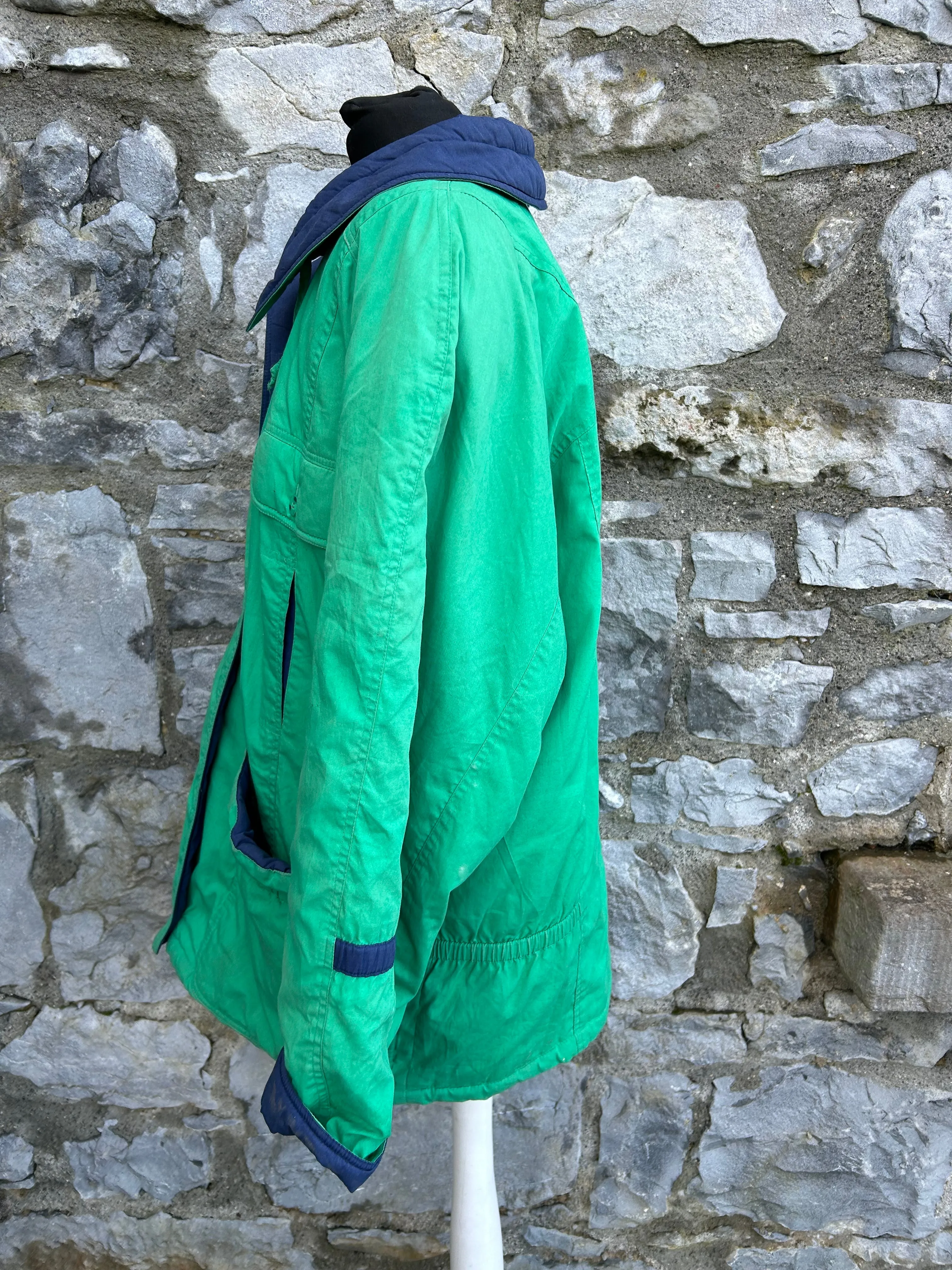 80s green jacket uk 12