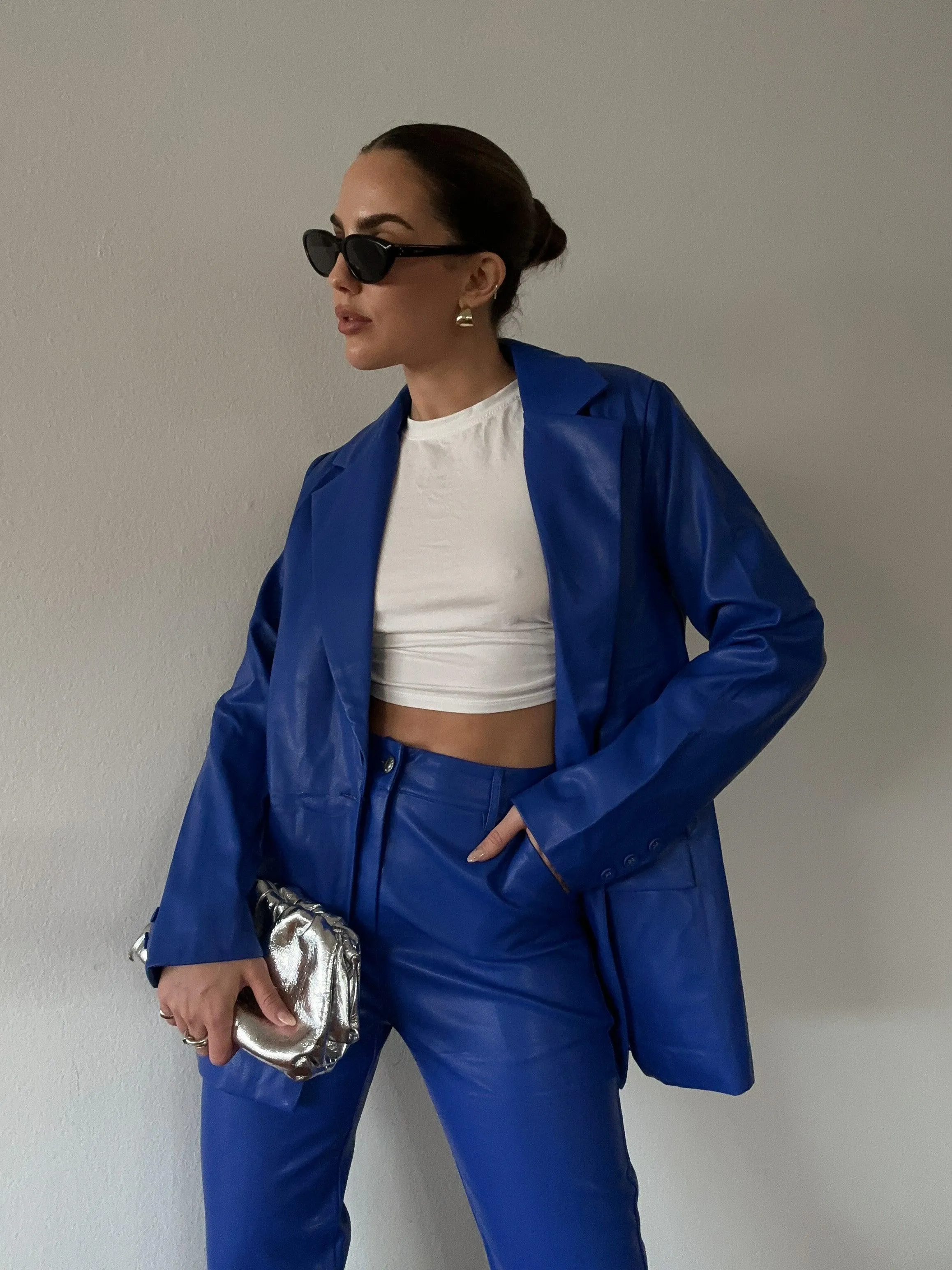 A New Wave Leather Blazer - FINAL SALE