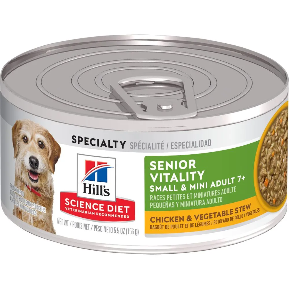 Adult 7  Senior Vitality Small & Mini Dog Food