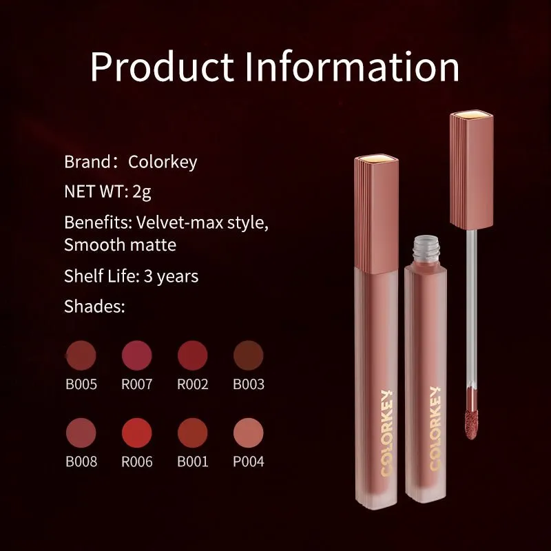 Airy Lip Gloss Super Matte Series R006 Red