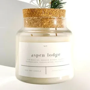 Aspen Lodge: Two Wick 22oz Candle