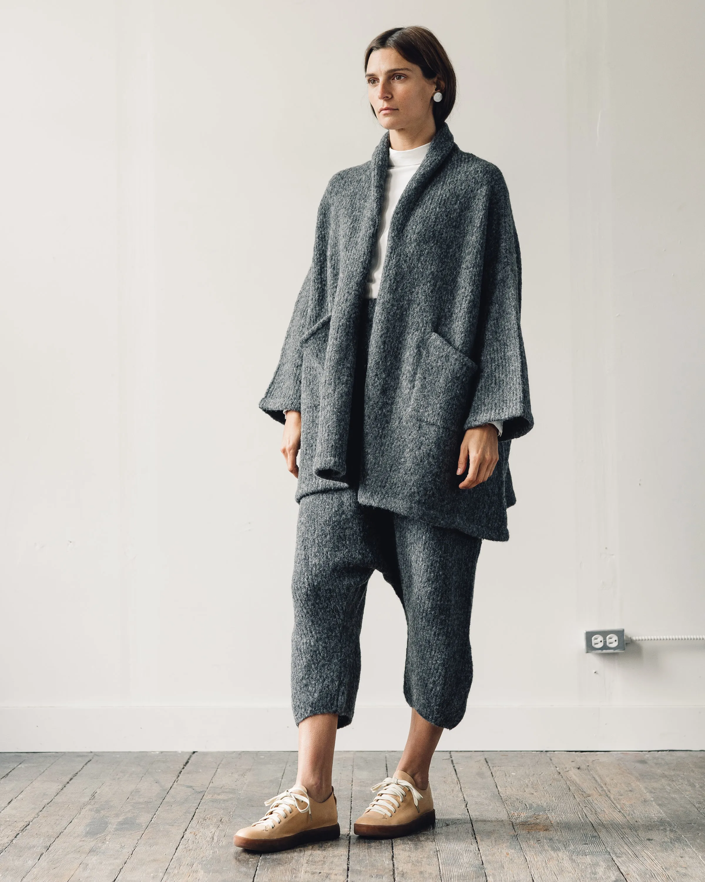 Atelier Delphine Haori Coat, Charcoal