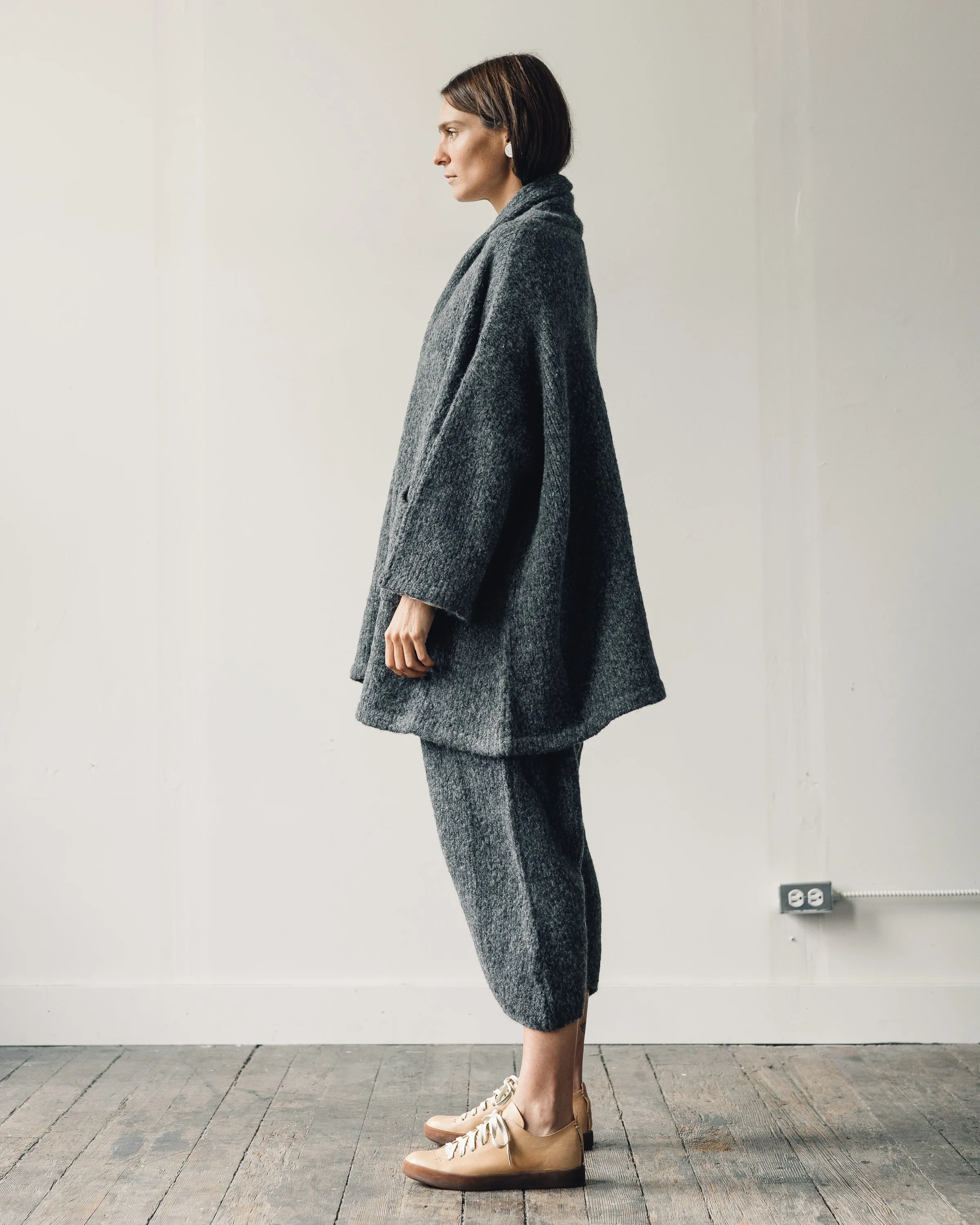 Atelier Delphine Haori Coat, Charcoal