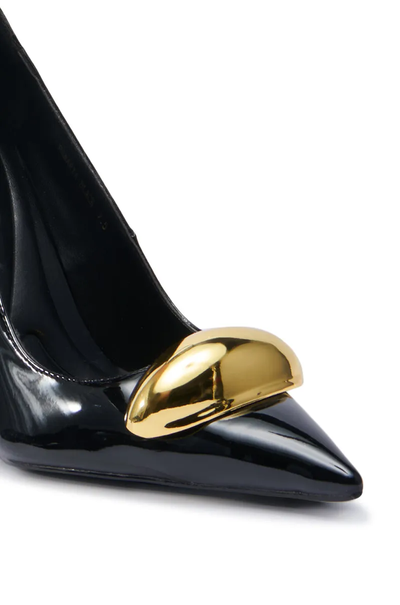 AZALEA WANG ESMARIA BLACK STILETTO PUMP