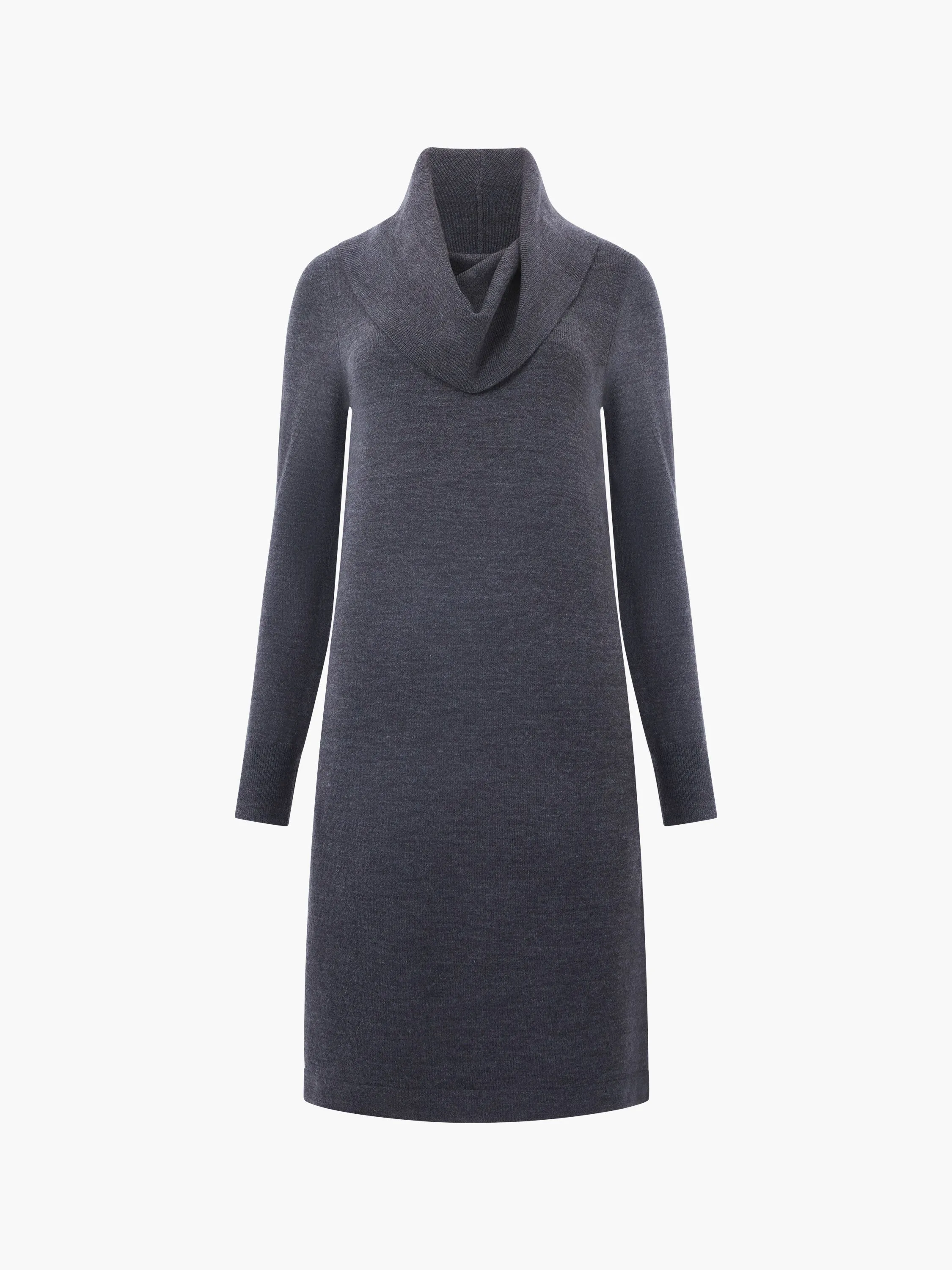 Babysoft Cowl Neck Knit Dress