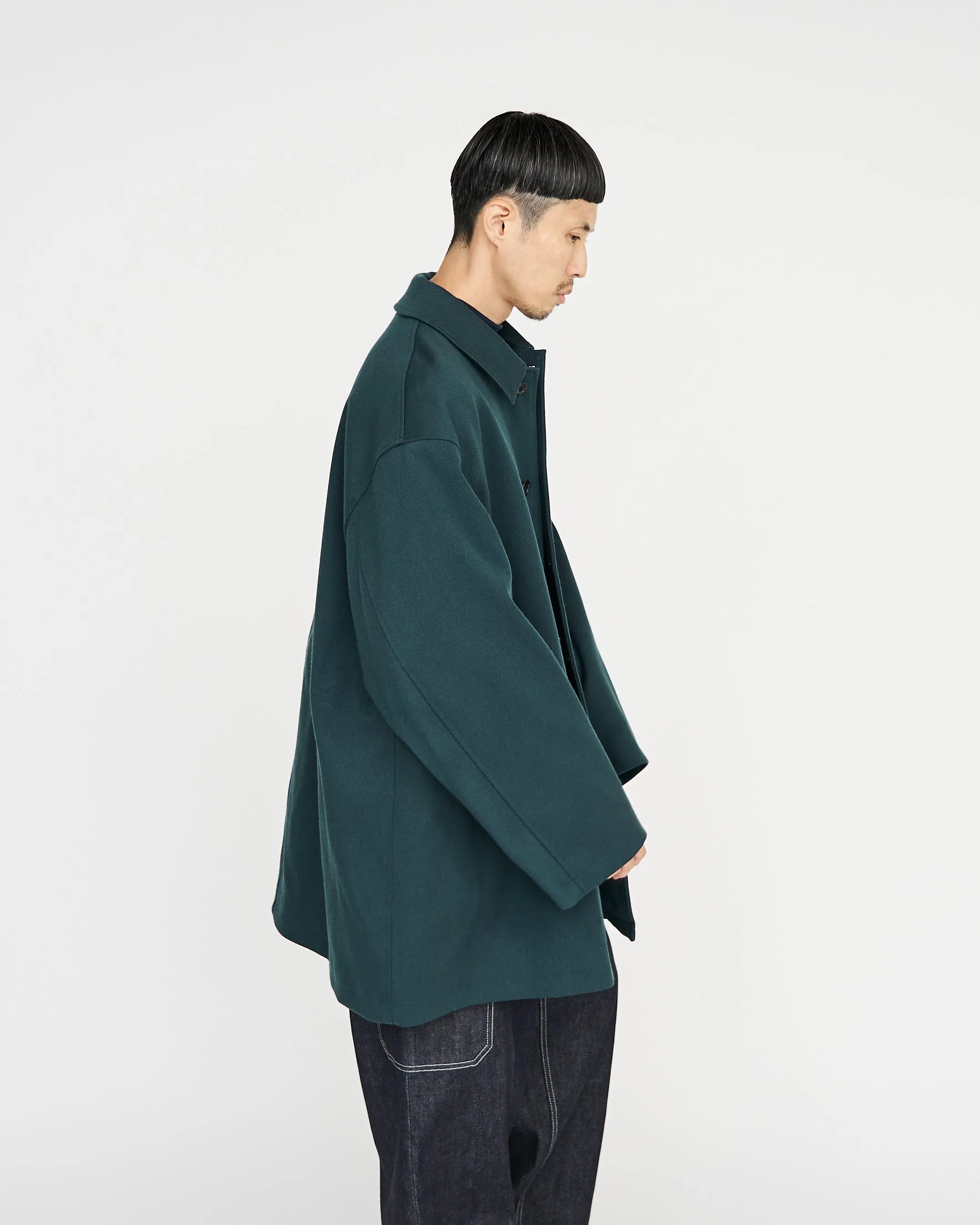 Back Twill Satin Coat