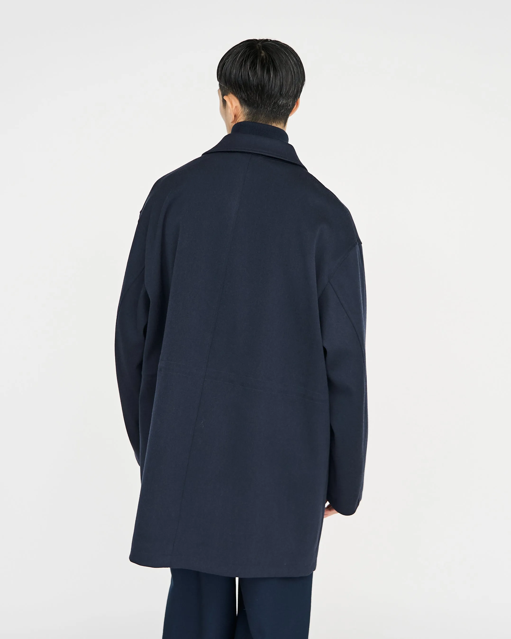 Back Twill Satin Coat