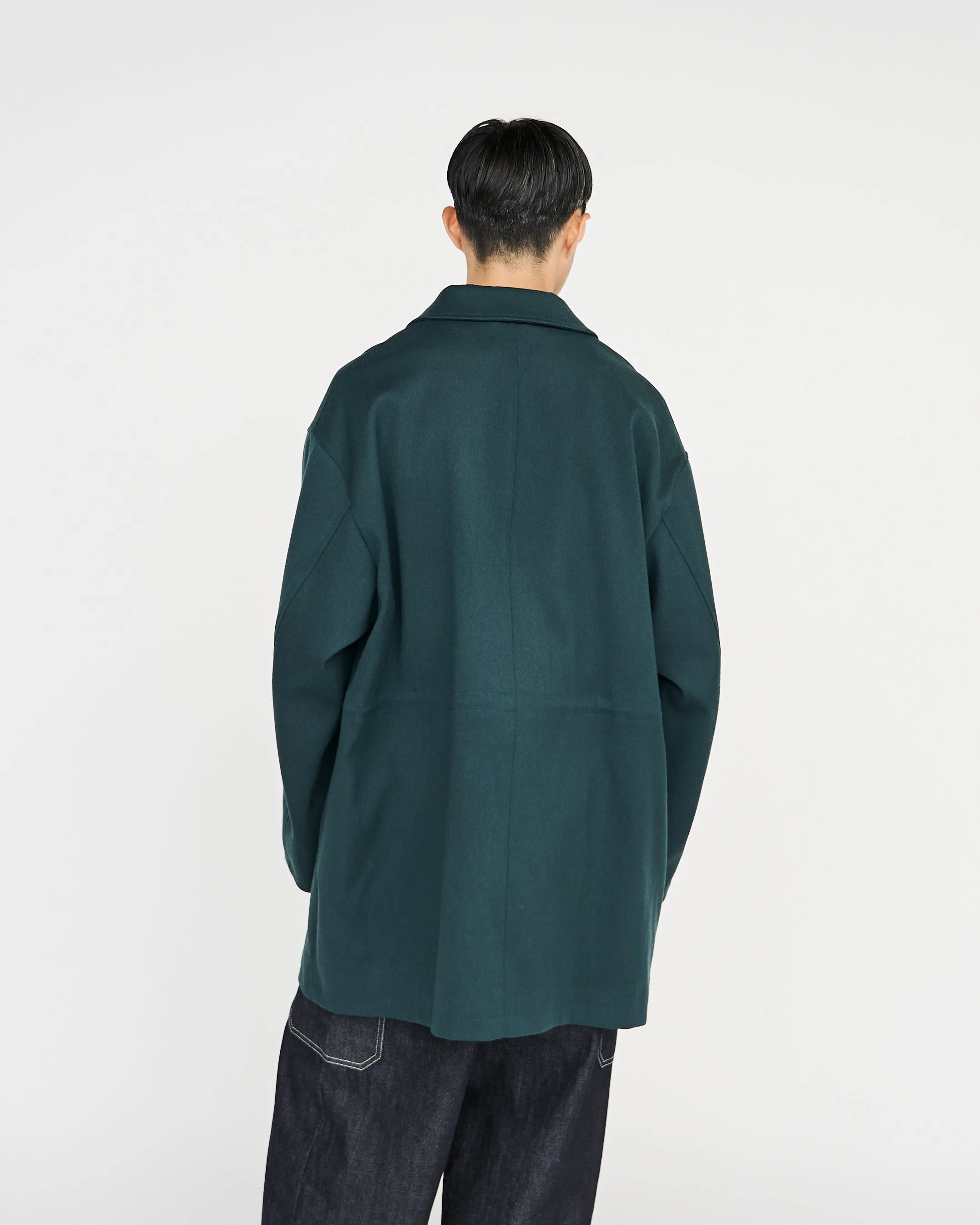 Back Twill Satin Coat