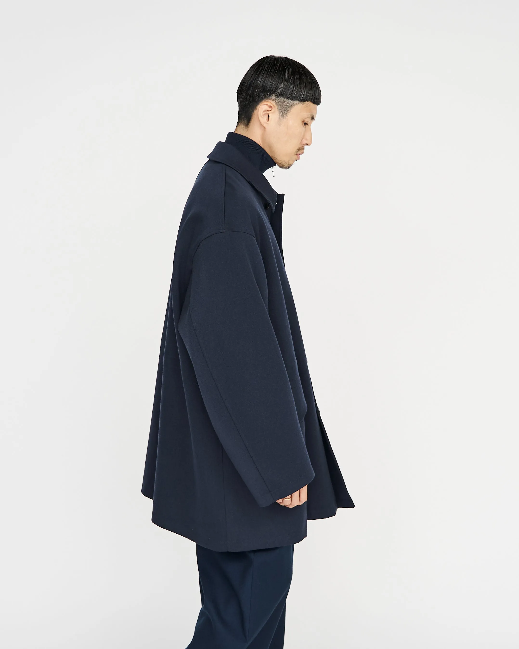 Back Twill Satin Coat