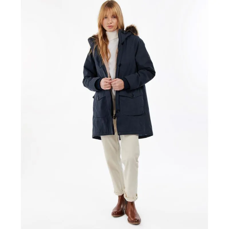 Barbour Foxton Ladies Waterproof Jacket - Navy/Dark Chambray