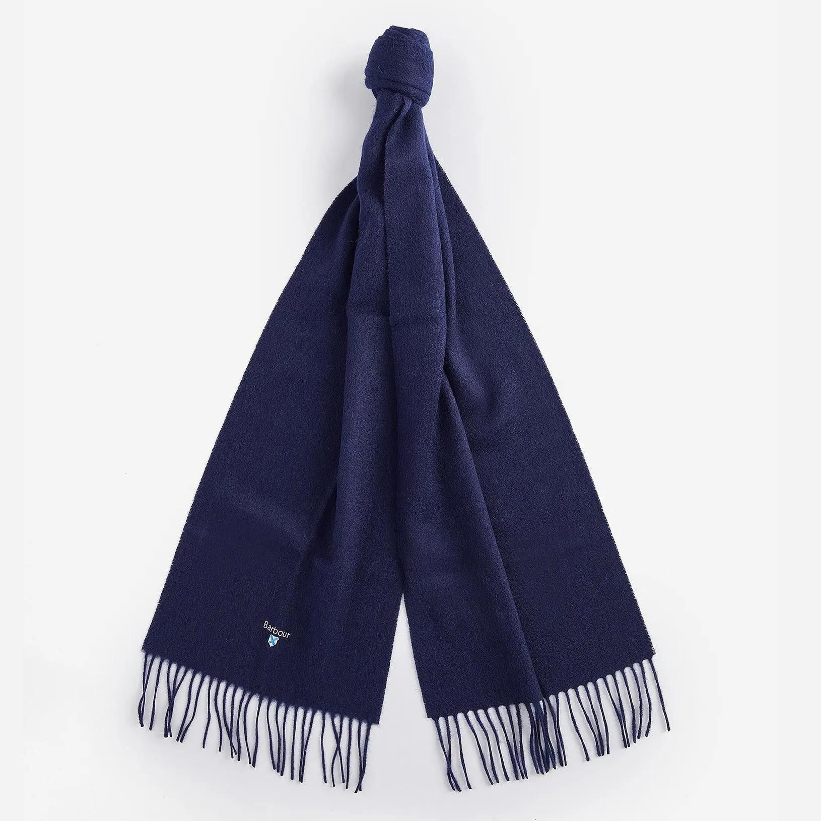 Barbour Lambswool Scarf in Navy