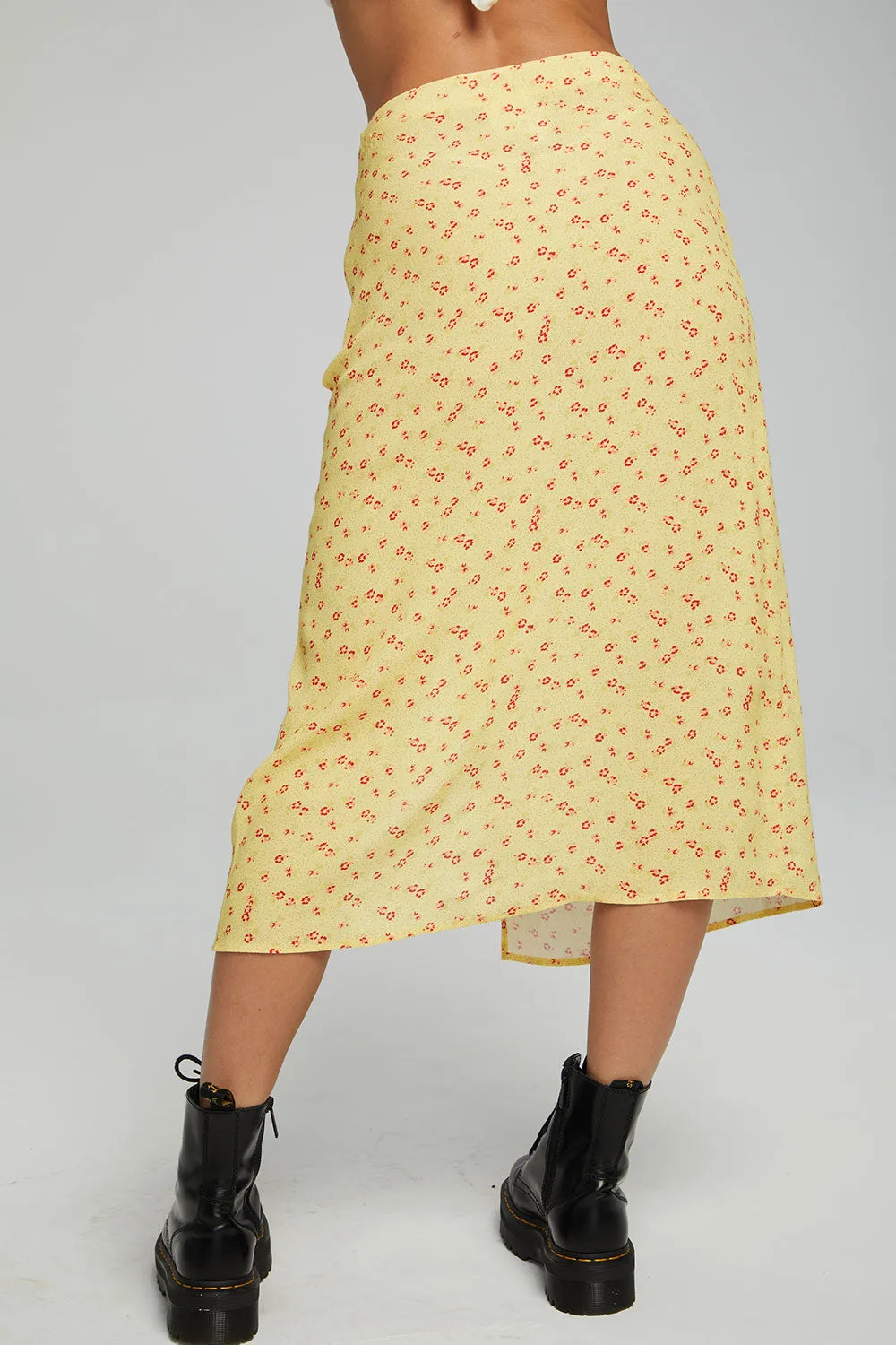 Belle Midi Skirt - Anise Flower