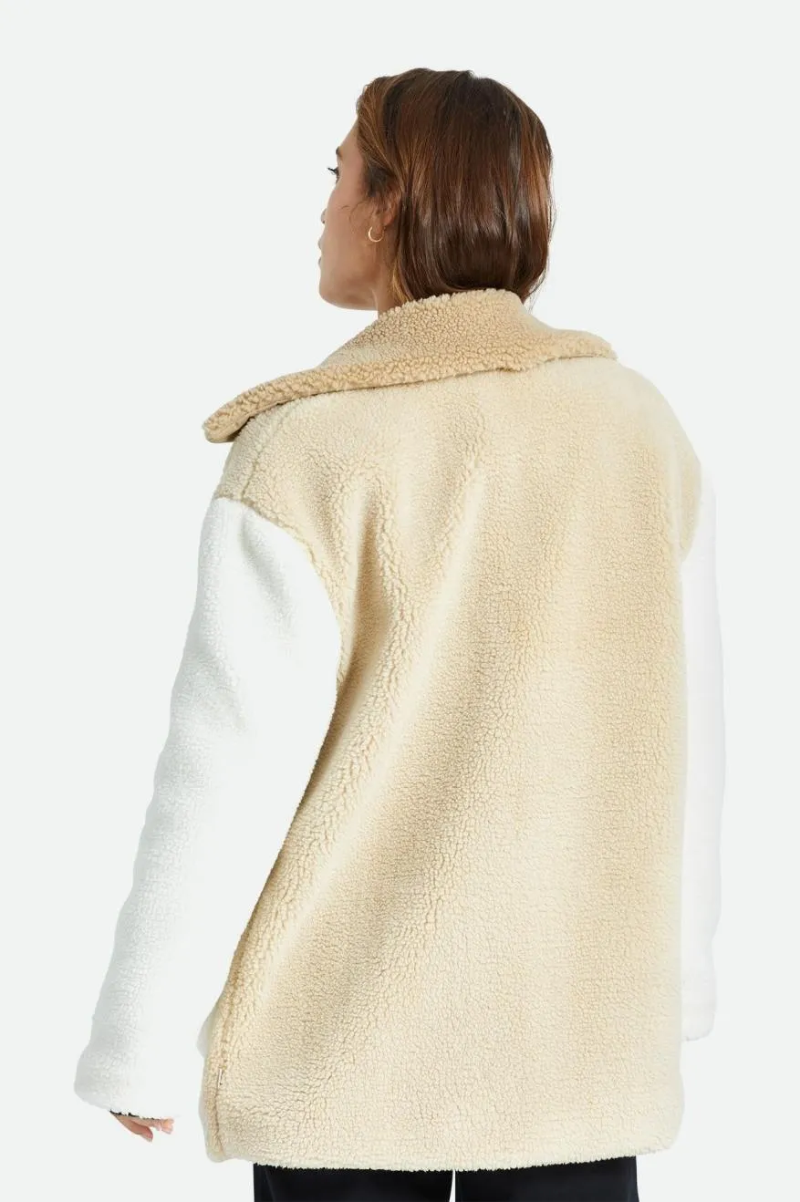 Bern Sherpa Coat - Dove/Vanilla