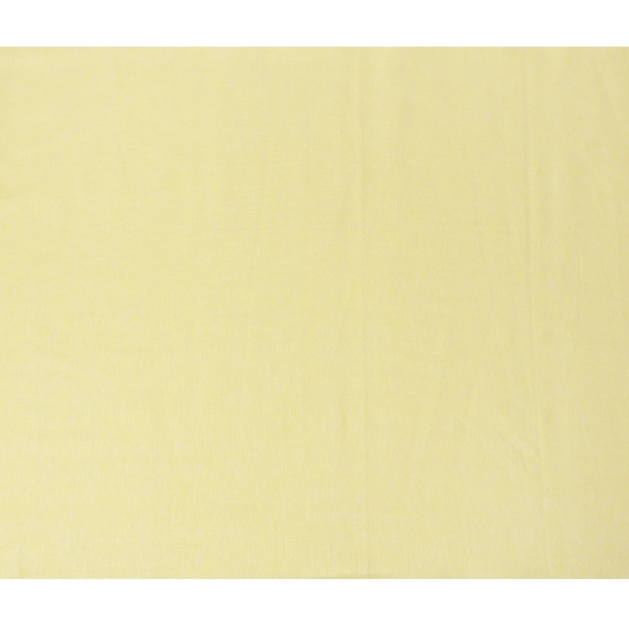 Bright Yellow Pure Linen Fabric for Tailoring, 60 Lea, 150 cm Width-D20553