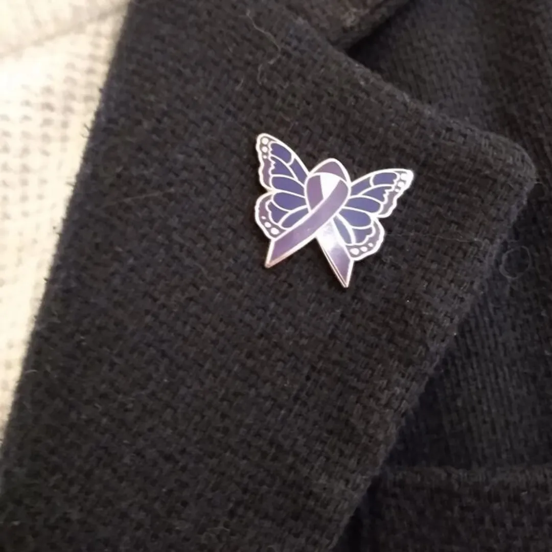 Butterfly Pin for Rheumatoid Arthritis Awareness