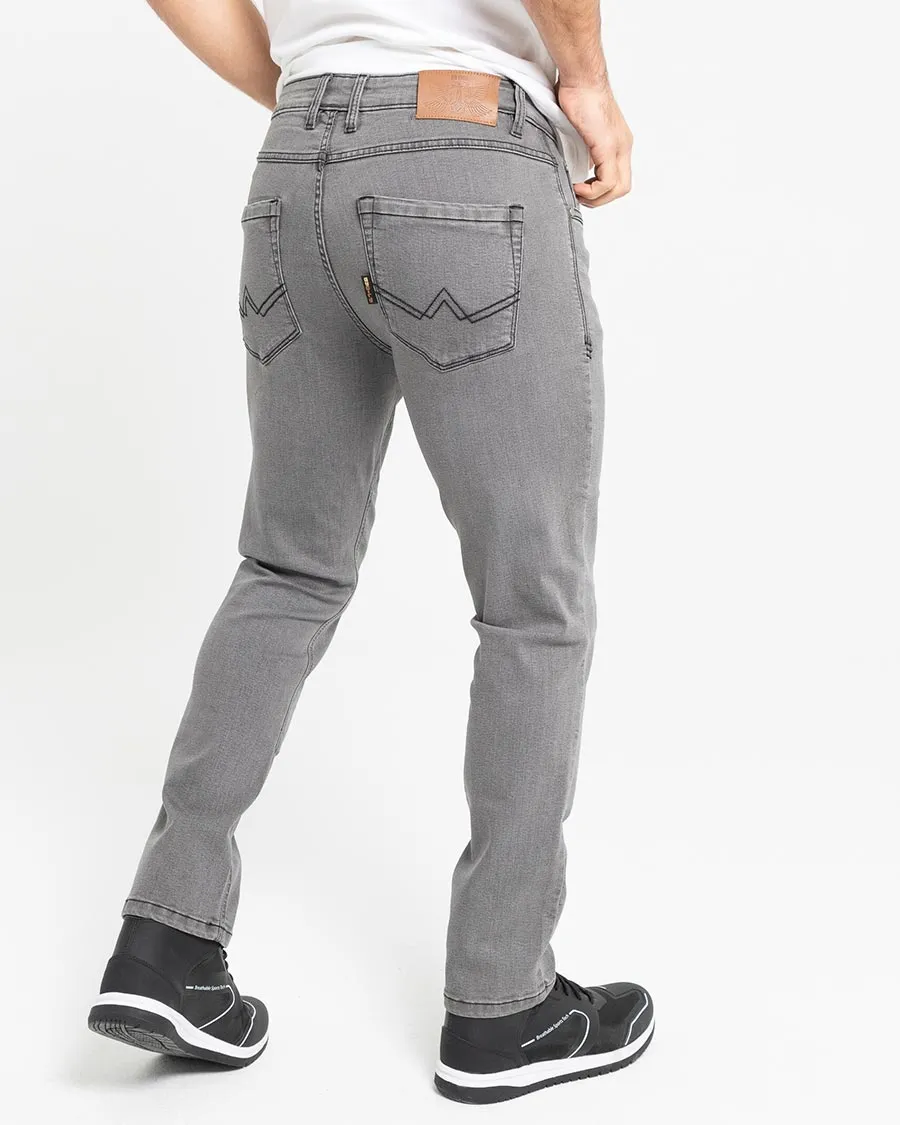 ByCity Bull Men's Motorcycle Jeans - Grey