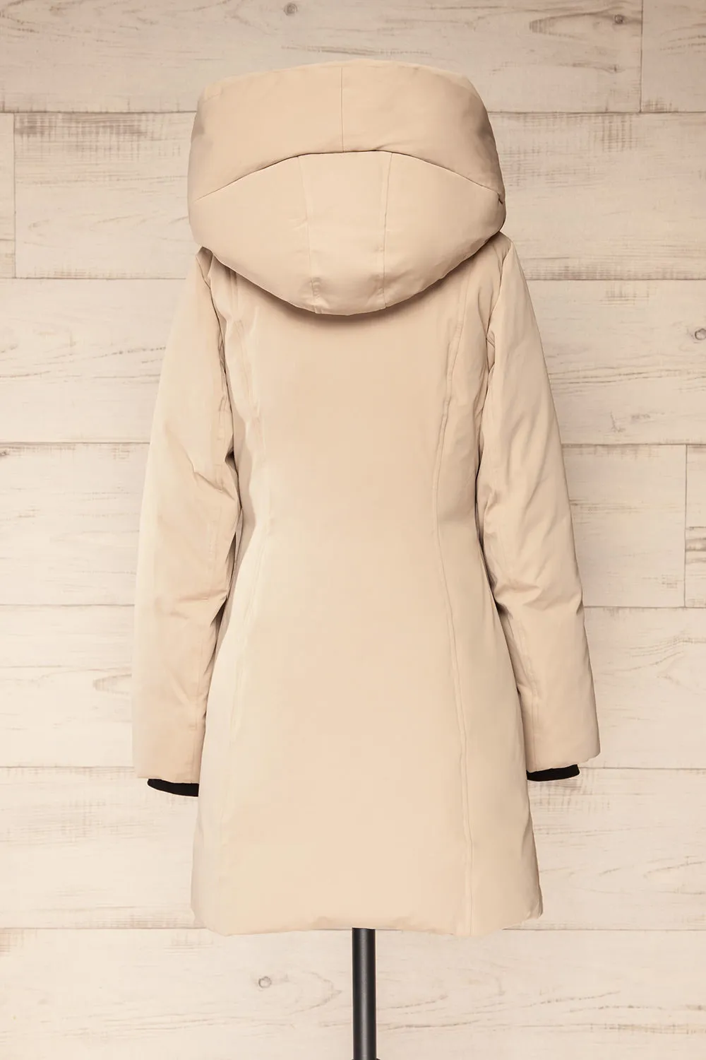 Camelia Ivory | Quilted Parka