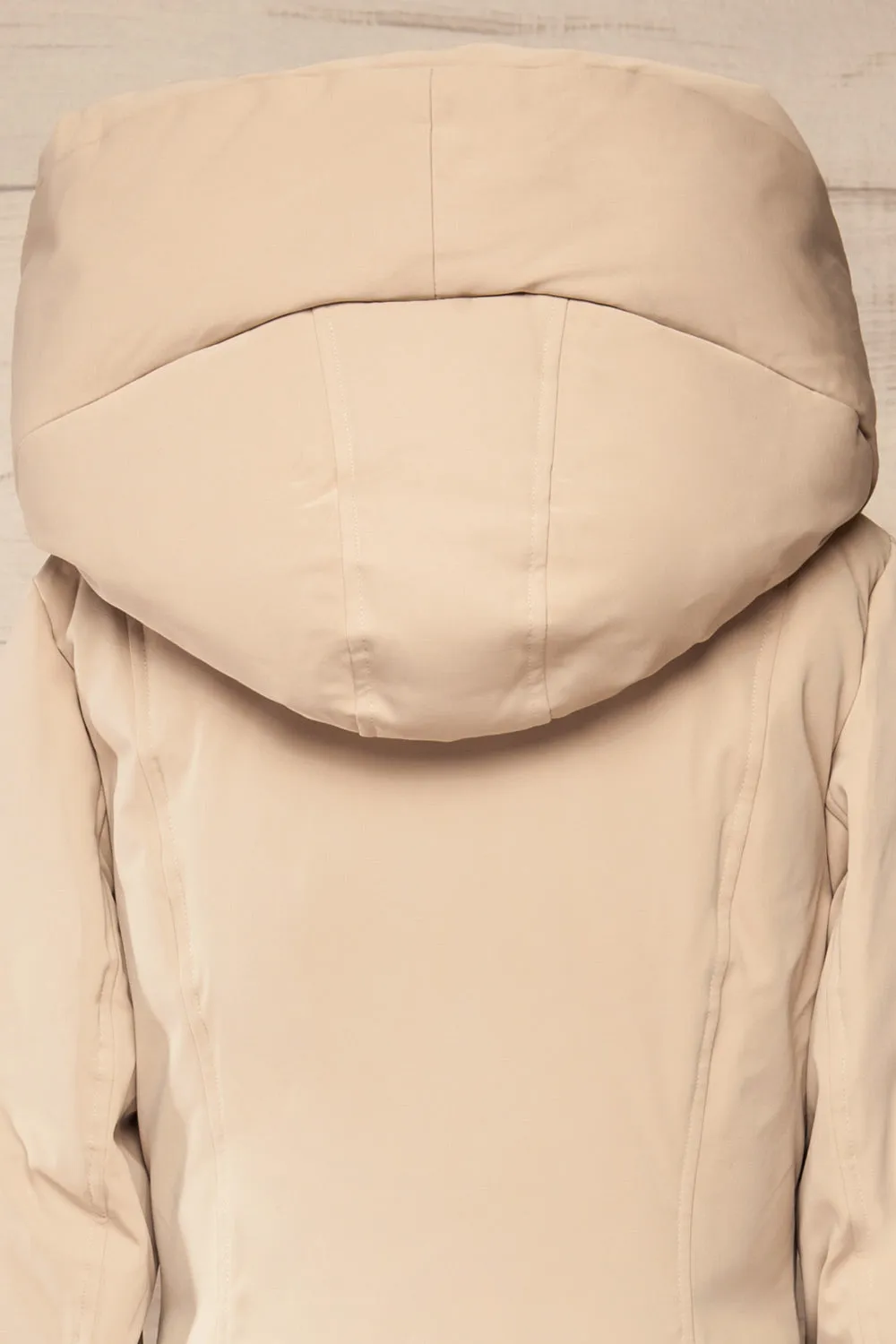 Camelia Ivory | Quilted Parka