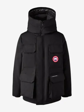 Canada Goose Kids Down Padded Expedition Parka in Black