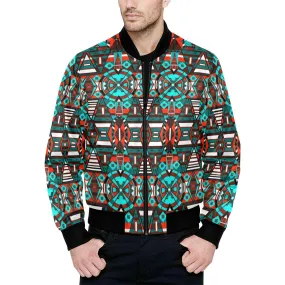 Captive Winter Quilted Bomber Jacket for Men