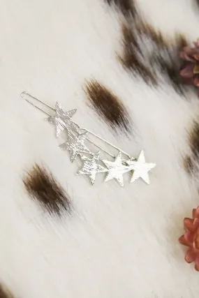 Caught In The Constellation Hair Clip Silver