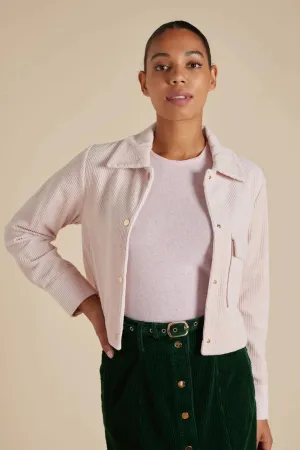 Charlie Cord Jacket in Petal