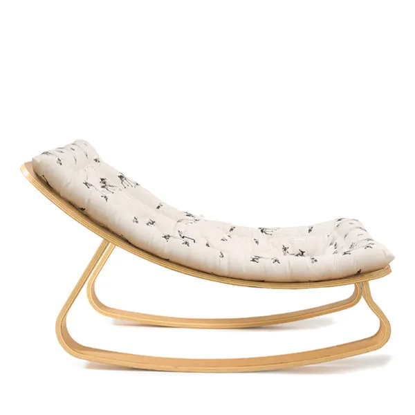 Charlie Crane LEVO Rocker in Beech - Rose in April Fawn