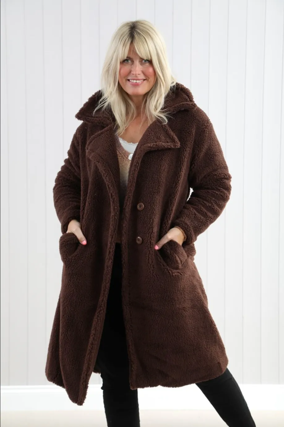 Chocolate Teddy Coat