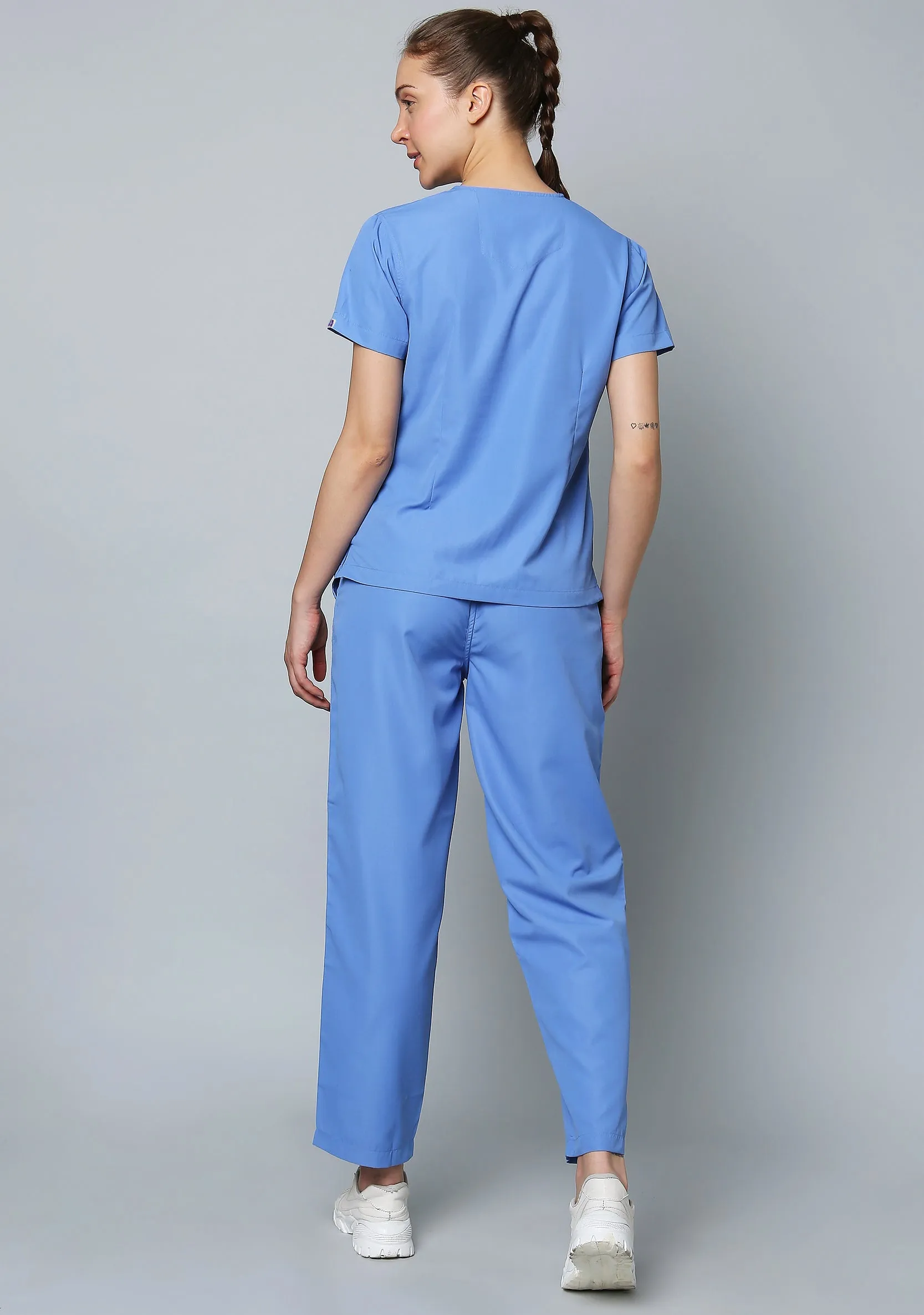 Classic Women's V-Neck (Ceil Blue) Scrub