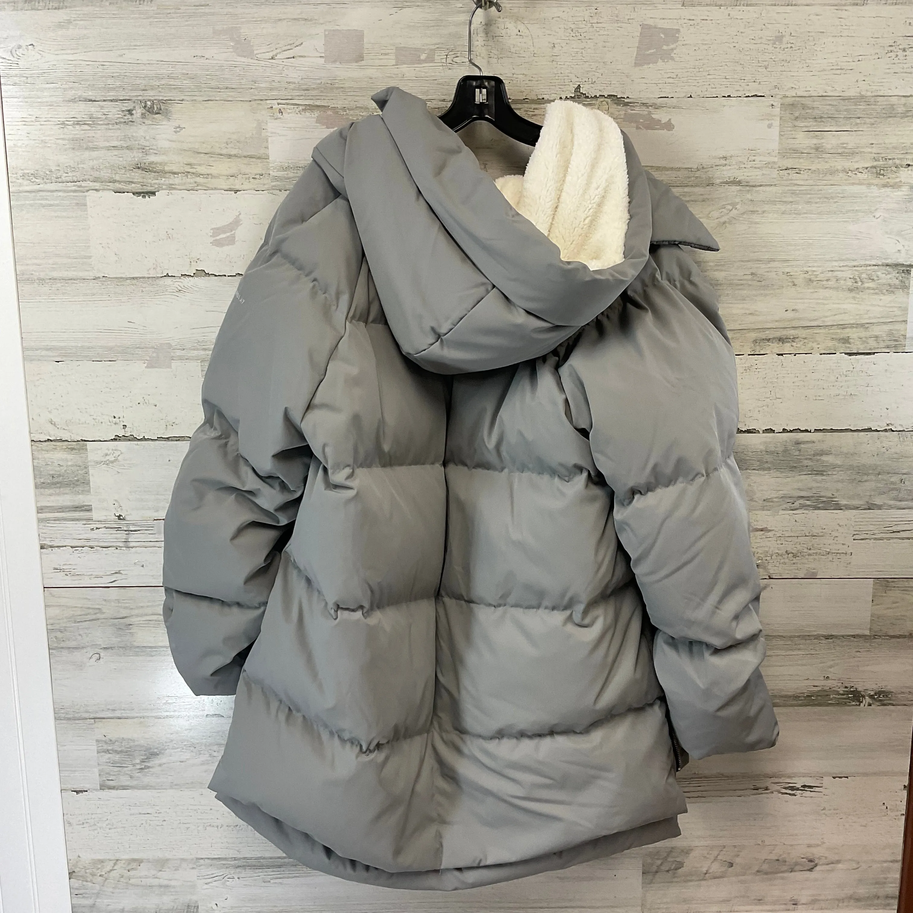 Coat Parka By OROLAY In Grey, Size: 2x