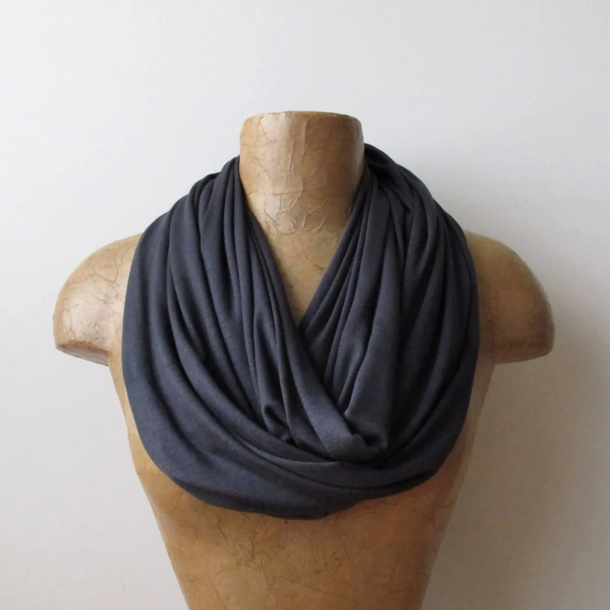 DARK GRAY Infinity Scarf