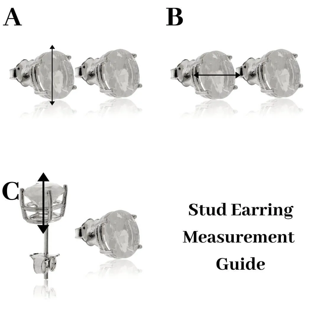 Diamond Halo Earring Jackets for Stud Earrings