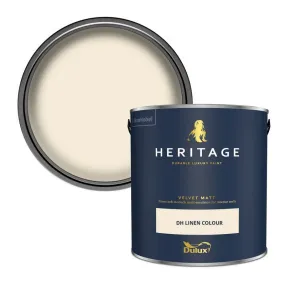 Dulux Heritage Matt Emulsion - DH Linen Colour