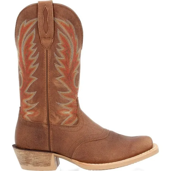 Durango Men's Rebel Pro Rodeo Saddle Vamp Tan Square Toe DDB0418