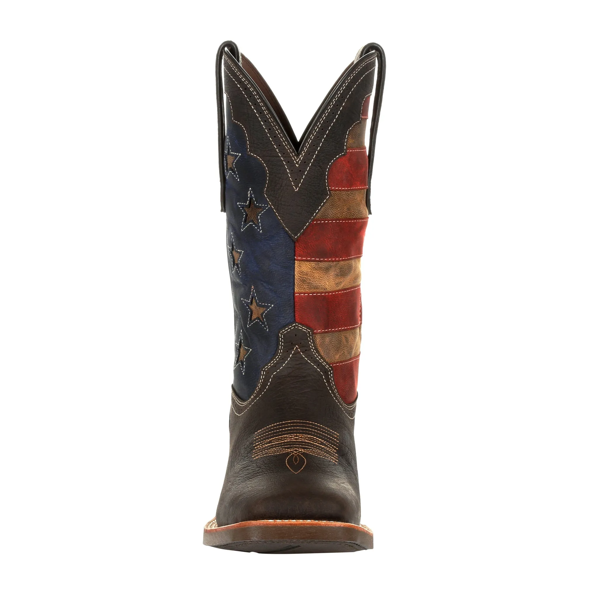 Durango Men's Rebel Pro Vintage Flag Leather Square Toe Boot DDB0303