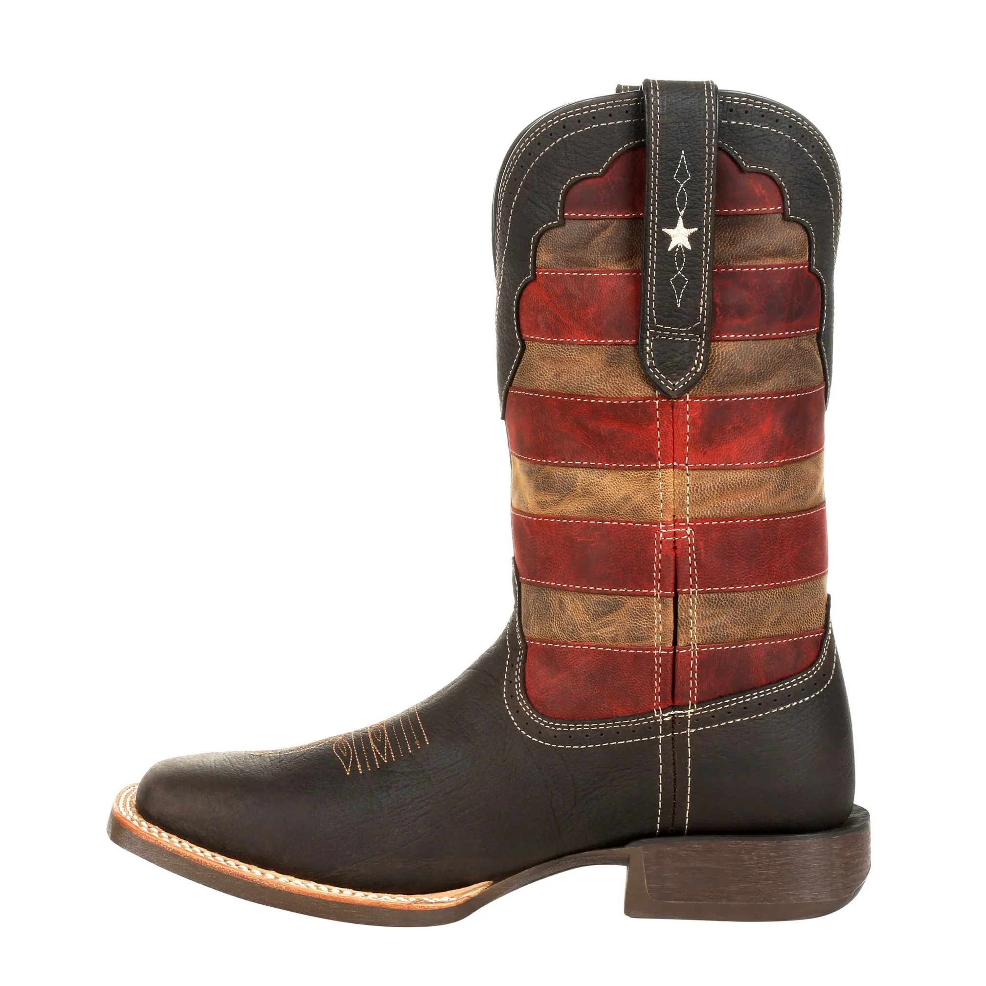 Durango Men's Rebel Pro Vintage Flag Leather Square Toe Boot DDB0303