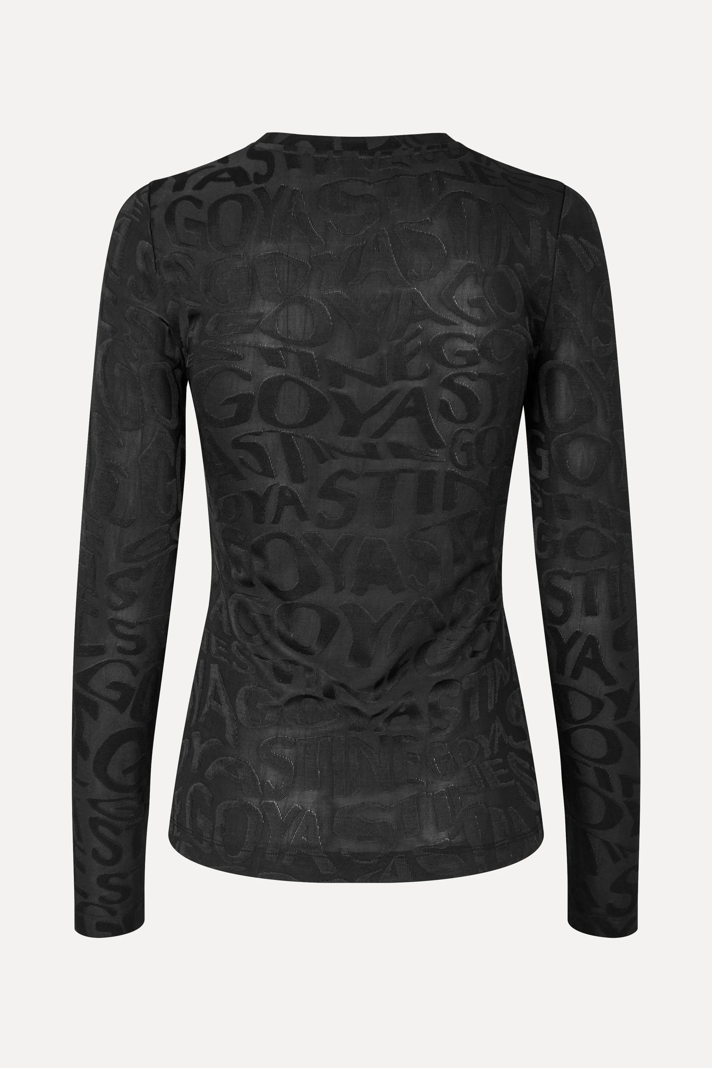 Elastic Long Sleeve Top - Liquified Logo