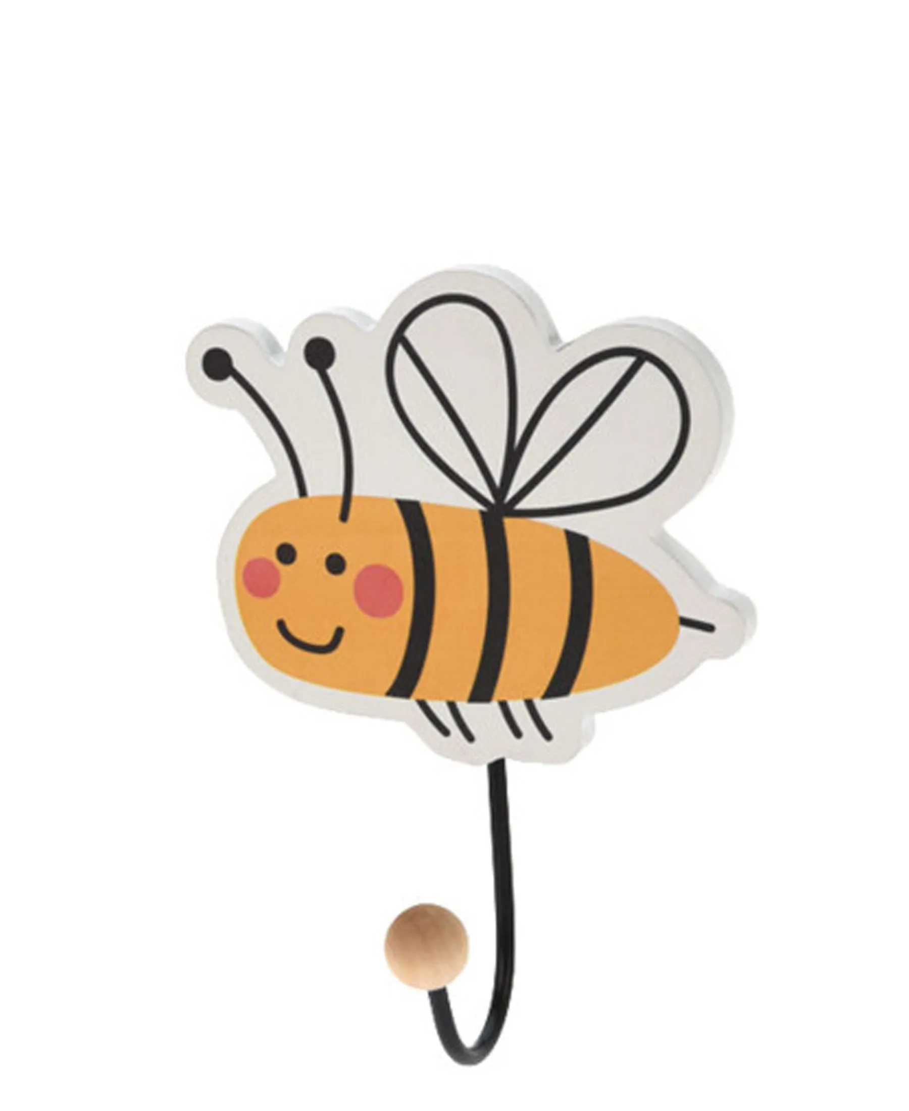 Elemental Decor Bee Coat Rack - Yellow