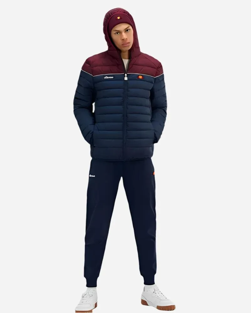 Ellesse Lombardy 2 Padded Jacket Navy/Burgundy