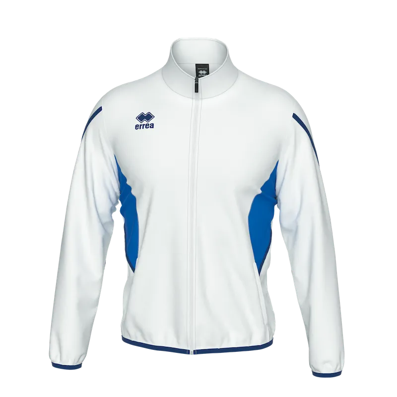 ERREA CHRISTOPHER FULL ZIP TRACK JACKET WHITE BLUE NAVY