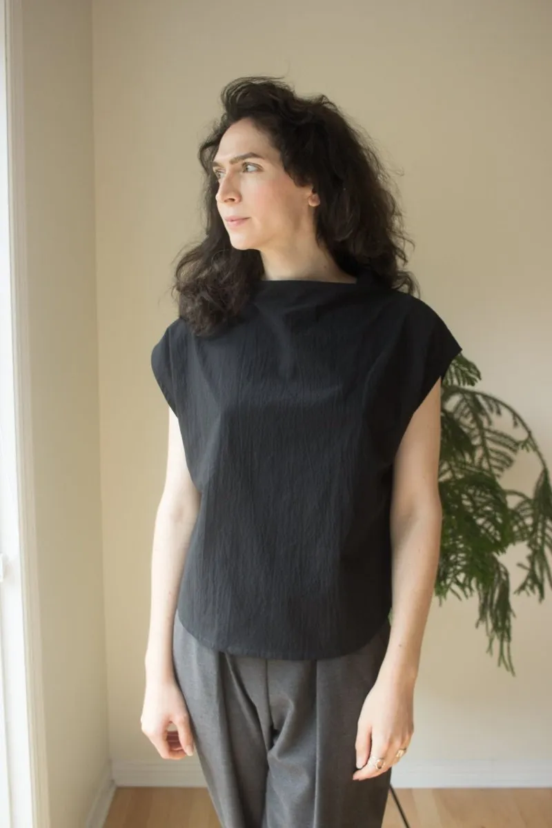 Eve Gravel Etna Top - Black or Ivory (Online Exclusive)