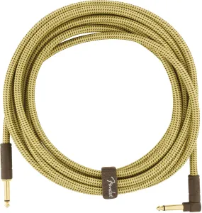 Fender Deluxe 18.6' Straight/Angled Instrument Cable Tweed