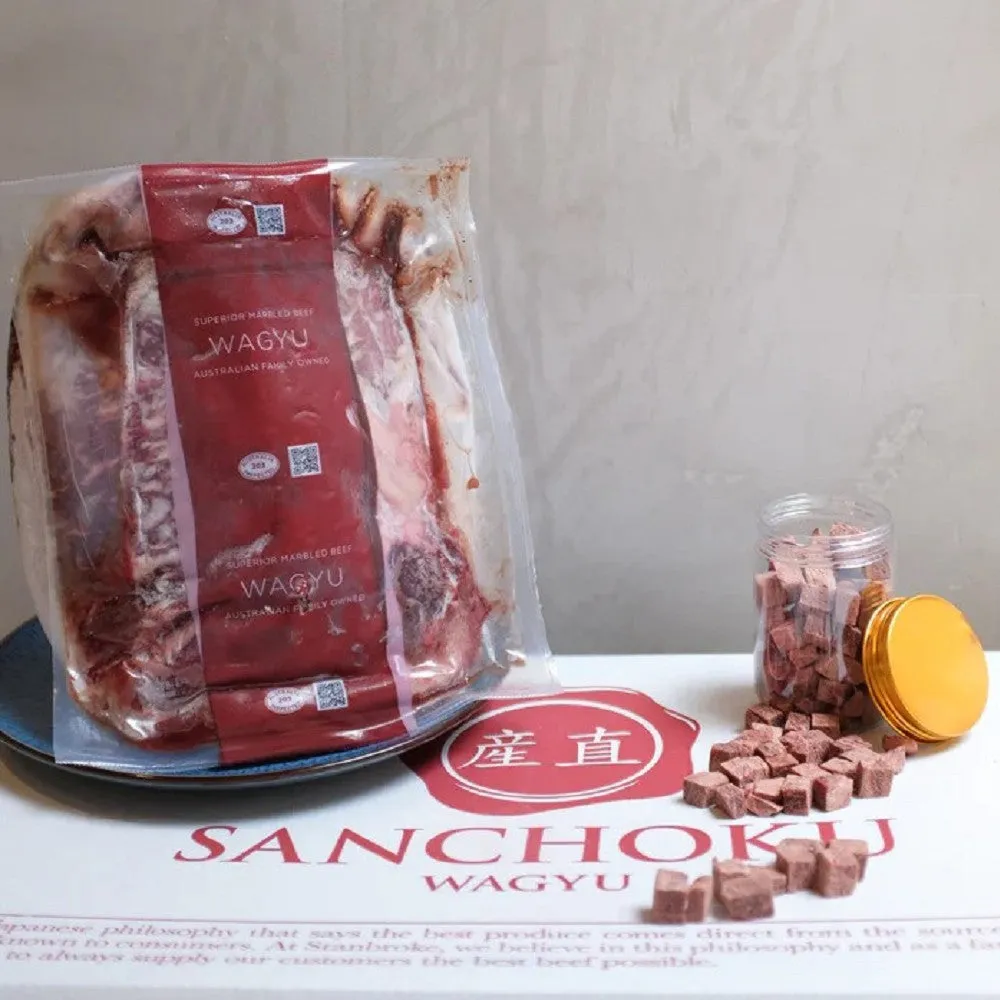 Freeze Dried Wagyu Cube Treats for Dogs and Cats