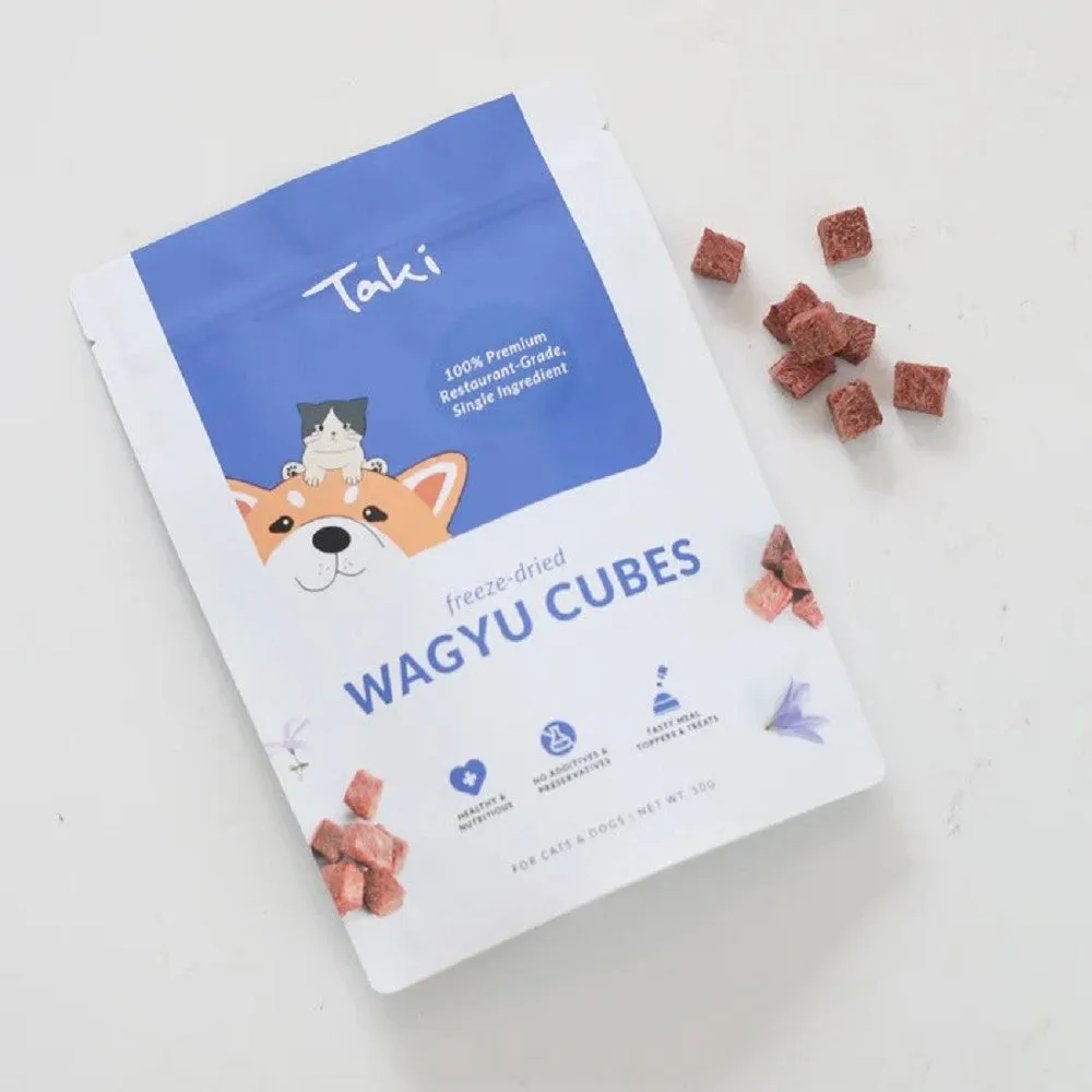 Freeze Dried Wagyu Cube Treats for Dogs and Cats