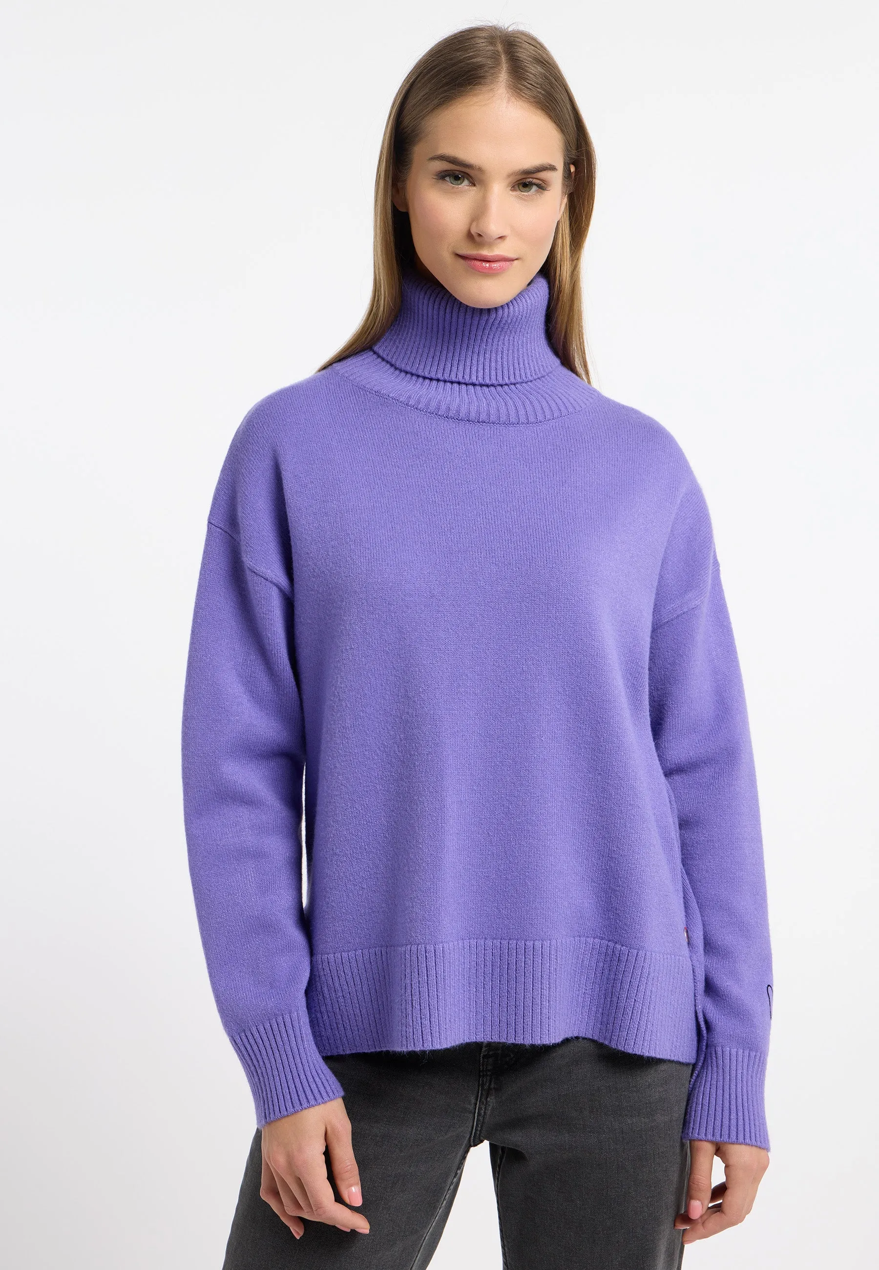 FRIEDA & FREDDIES Purple Knit Pullover