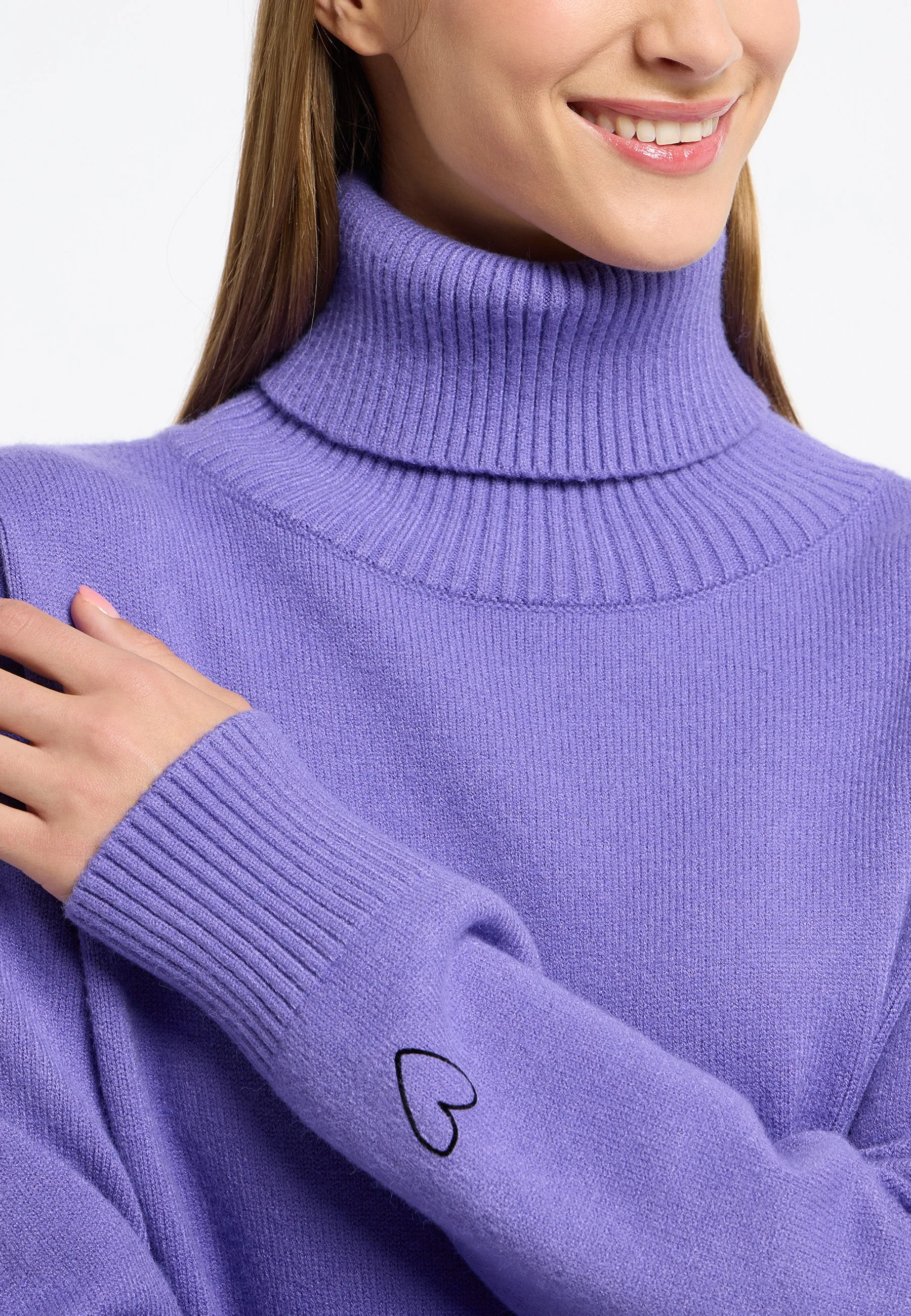 FRIEDA & FREDDIES Purple Knit Pullover