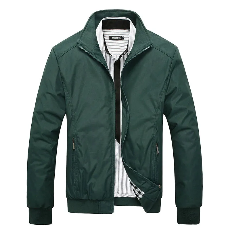 Funki Buys | Jackets | Men's Slim Fit Casual Windbreaker Jacket